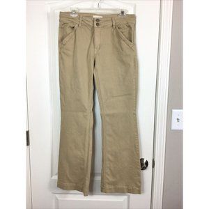 Buckle BKE Mid-Rise Boot Stretch Khaki Pants, Cotton Lyocell Blend, Sz 30
